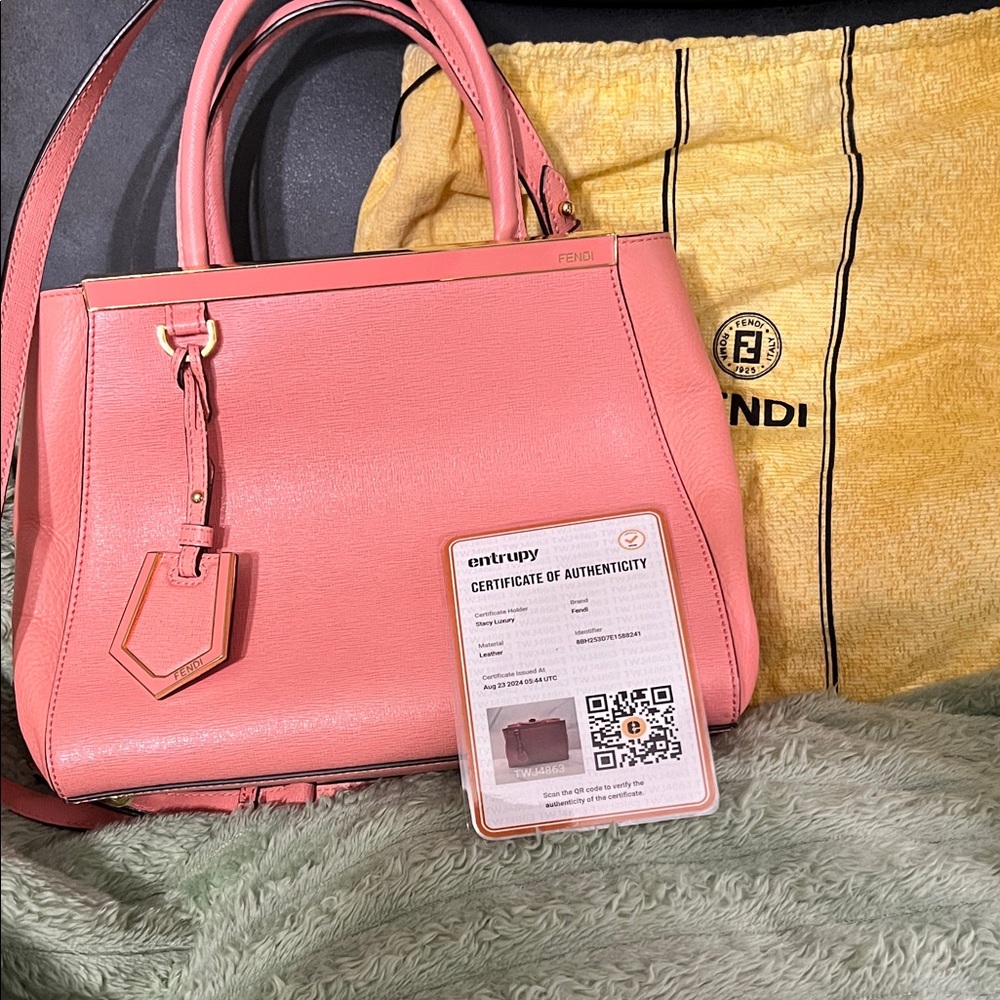 Elegant Pink Fendi Handbag